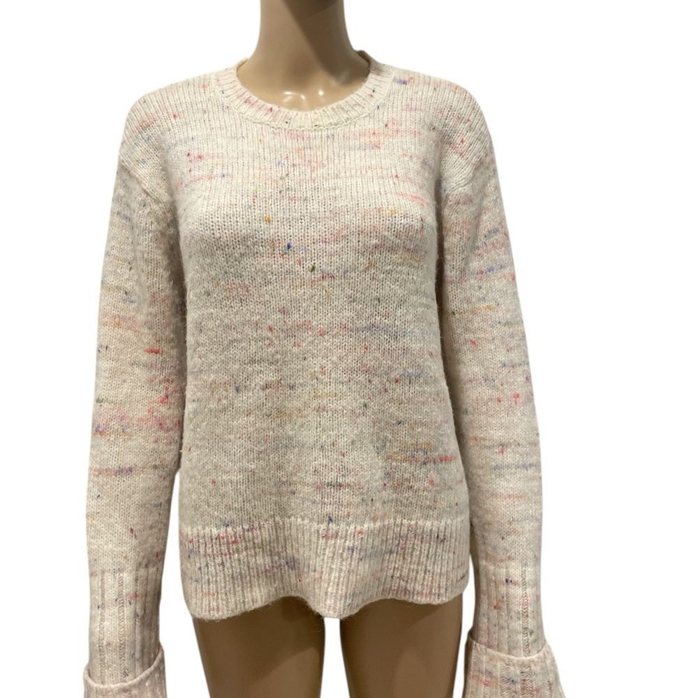 Club Monaco Alpaca Cream Speckled Sweater size S